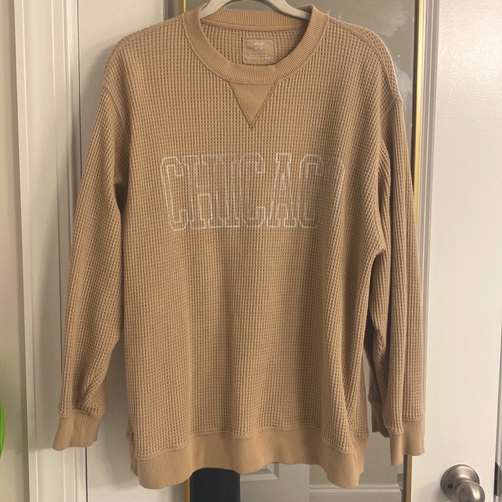 Waffle Knit Chicago Sweatshirt